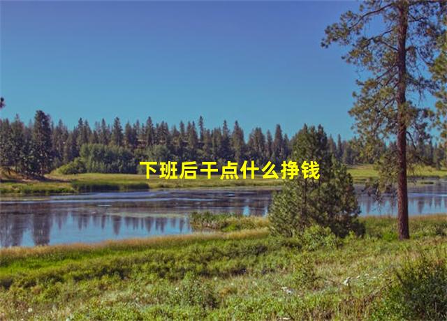 下班后干点什么挣钱