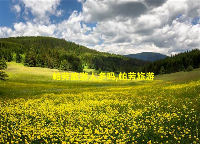 帕劳旅游人多吗,帕劳旅游攻略费用