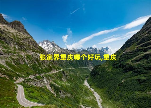 张家界重庆哪个好玩,重庆自驾游张家界旅游攻略及费用