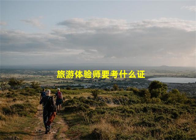 旅游体验师要考什么证