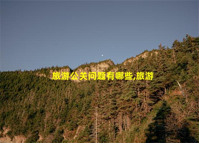 旅游公关问题有哪些,旅游公关策划方案案例