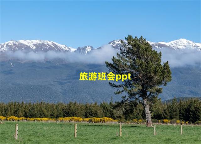 旅游班会ppt