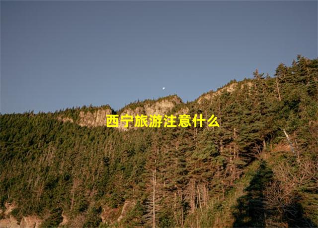 西宁旅游注意什么